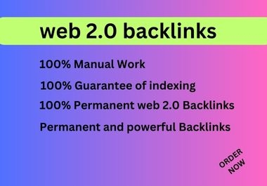 High Quality DA 70+ 30 Web 2.0 Backlinks Rank Your Website In Google