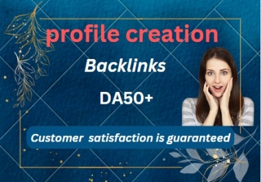 High-Quality Profile Creation Backlinks