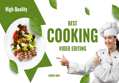 I will create cooking video recipe and food recipe for youtube, instagram