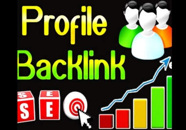 Create 100 SEO profile backlinks with high author manual link building