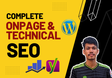 I will do complete on page SEO and technical SEO for your Wordpress website with Rankmath or Yoast
