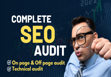 I will audit your full website and provide a complete SEO action plan