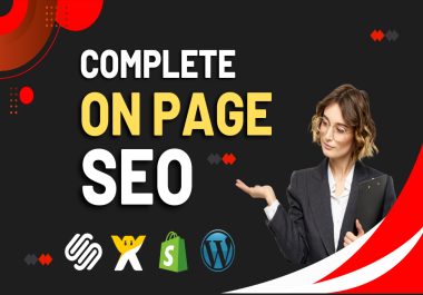 I will do complete onpage SEO for your wordpress,  wix,  squarespace,  shopify website