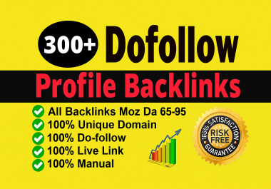 300 High Authority Profile Backlinks for SEO Boost and Ranking