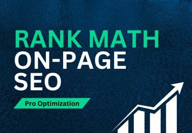 I will advance on page SEO optimization with rank math to rank top in google