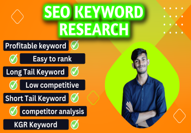 I will run in depth keyword research and competitor analysis