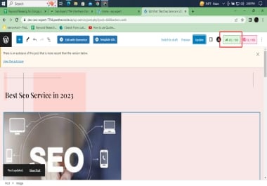I will do wordpress on page seo with rankmath for website ranking