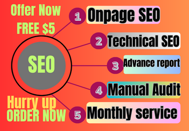 I offer on page SEO and Technical SEO services