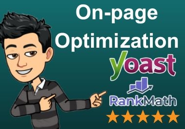 I will provide On-Page SEO with Yoast and Rank math plugins for WordPress.