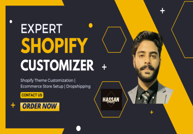I will develop shopify website,  shopify dropshipping store