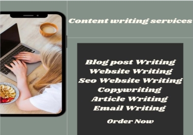 I will be your website content writer, SEO content writing, and blog writing expert