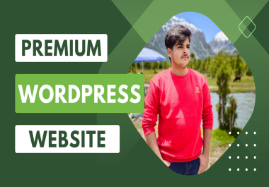 I will develop a WordPress premium website with a responsive design.