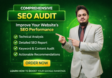 I will provide a comprehensive SEO Audit for your website