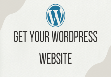 I will create a beautiful WordPress website for you