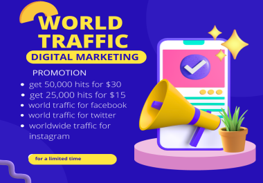 receive all the worldwide traffic you need for your website