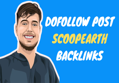 Provide post on scoopearth DR79 dofollow SEO backlinks
