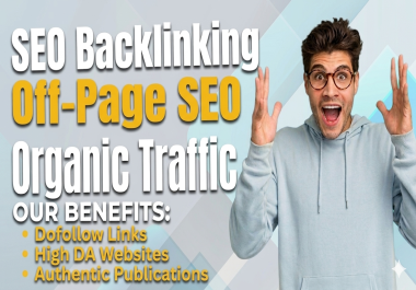 SEO Backlinking Off-Page SEO Organic Traffic Growth