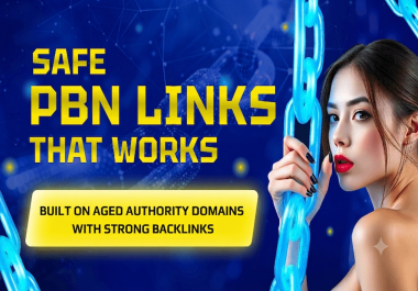 Safe 200 PBN Links That Works DA 50+ low spam score Guaranteed Ranking