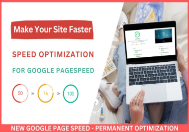 I will increase wordpress speed optimization,  increase page speed for google page insights