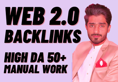 I will manually create 100 web 2.0 dofollow backlinks on high authority blogs