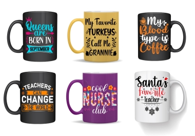 I will do custom mug design and creative coffee mug or cup design for your brand