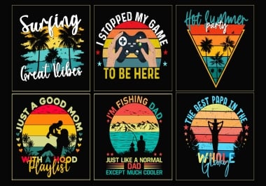 trendy retro vintage t shirt design and creative custom graphic t shirt