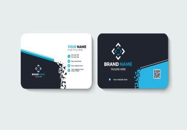 I will do modern minimal luxury and corporate business card design