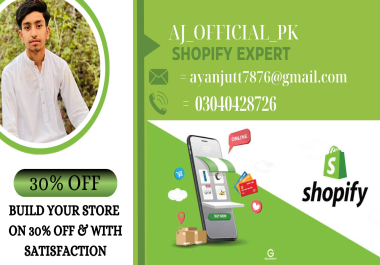 I will create a profitable and impactful shopify store for your bussines