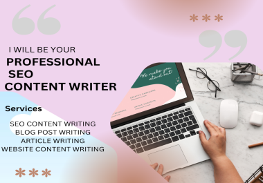 I will be your professional content writer.