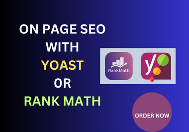 I will do Onpage SEO with Youst/ Rank Math Plugins For Wordpress Website
