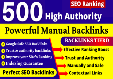 Get Your 500 Tier-1 Do-Follow Backlinks To Boost Your Ranking