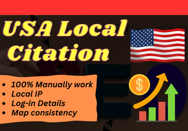 I will create 100 USA local citations to grow your local business