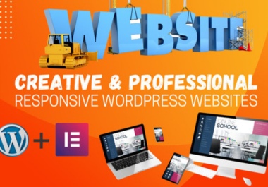 I will create responsive wordpress website design professionally