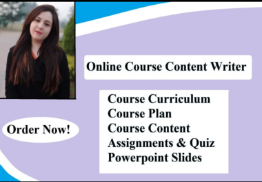 I can write Articles,  blogs,  essay,  and course content.