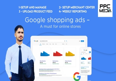 I will Setup Google shopping ad campaign,  Fix Merchant center