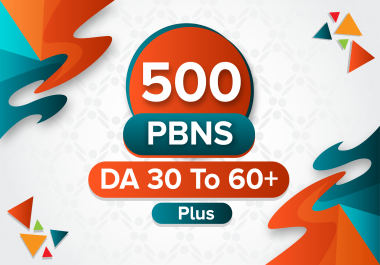 Make 500 DA50 - PBNs Backlinks - Improve Site Metrics With Ranking