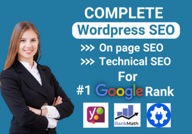 Complete WordPress SEO Service for Top Google Ranking