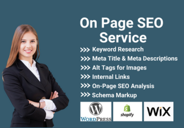 I will perfrom completed best top ranking On page SEO services with white hat SEO