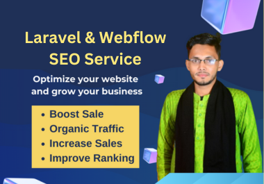 complete Laravel website SEO service for top google ranking
