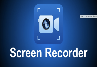 Basic screen recording app with Colorful Styling