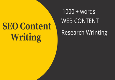 I will Write 1 SEO Content of 500+ Words