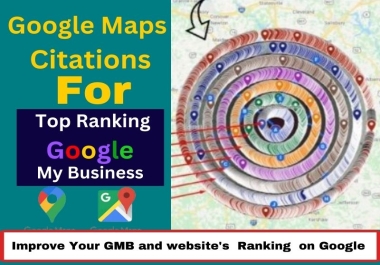 I will provide 1200 Google Map citations fully manual method