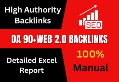 I will manually provide 70 Web 2.0 Backlinks to high da pa websites