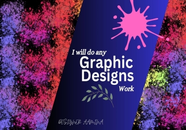 I will do all kind of graphic design work in just 5