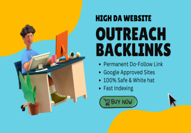 Build dofollow backlinks on high da authorty link building website for google ranking