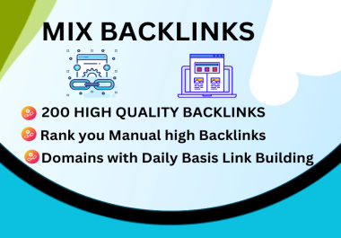 I will create all best quality 100 mix backlinks deep chain