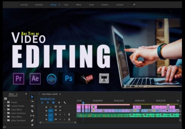 I will do professional,  creative video editing and ai video in 24hr