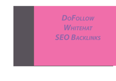I will provide you 100 high quality dofollow whitehat SEO backlinks