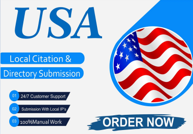I will do 30 USA live local SEO citations and business directories
