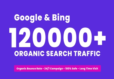I will increase seo quality web traffic with keywords